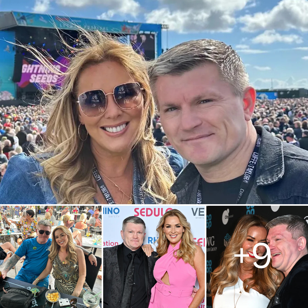 How Ricky Hatton secretly dated Coronation Street star Claire Sweeney for weeks after meeting on Dancing on Ice