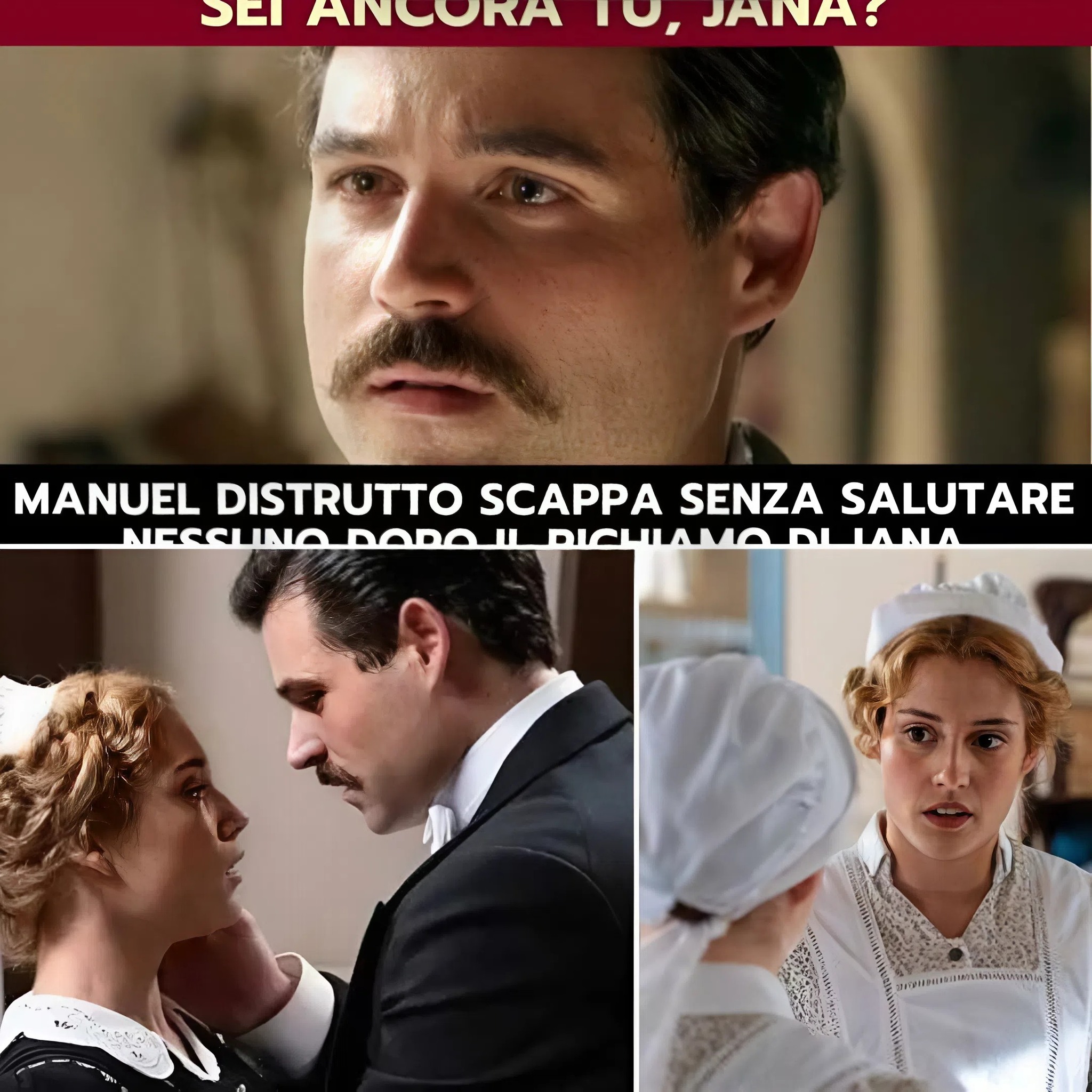 LA PROMESSA ANTICIPAZIONI: MANUEL DISTRUTTO SCAPPA SENZA SALUTARE NESSUNO DOPO IL RICHIAMO DI JANA