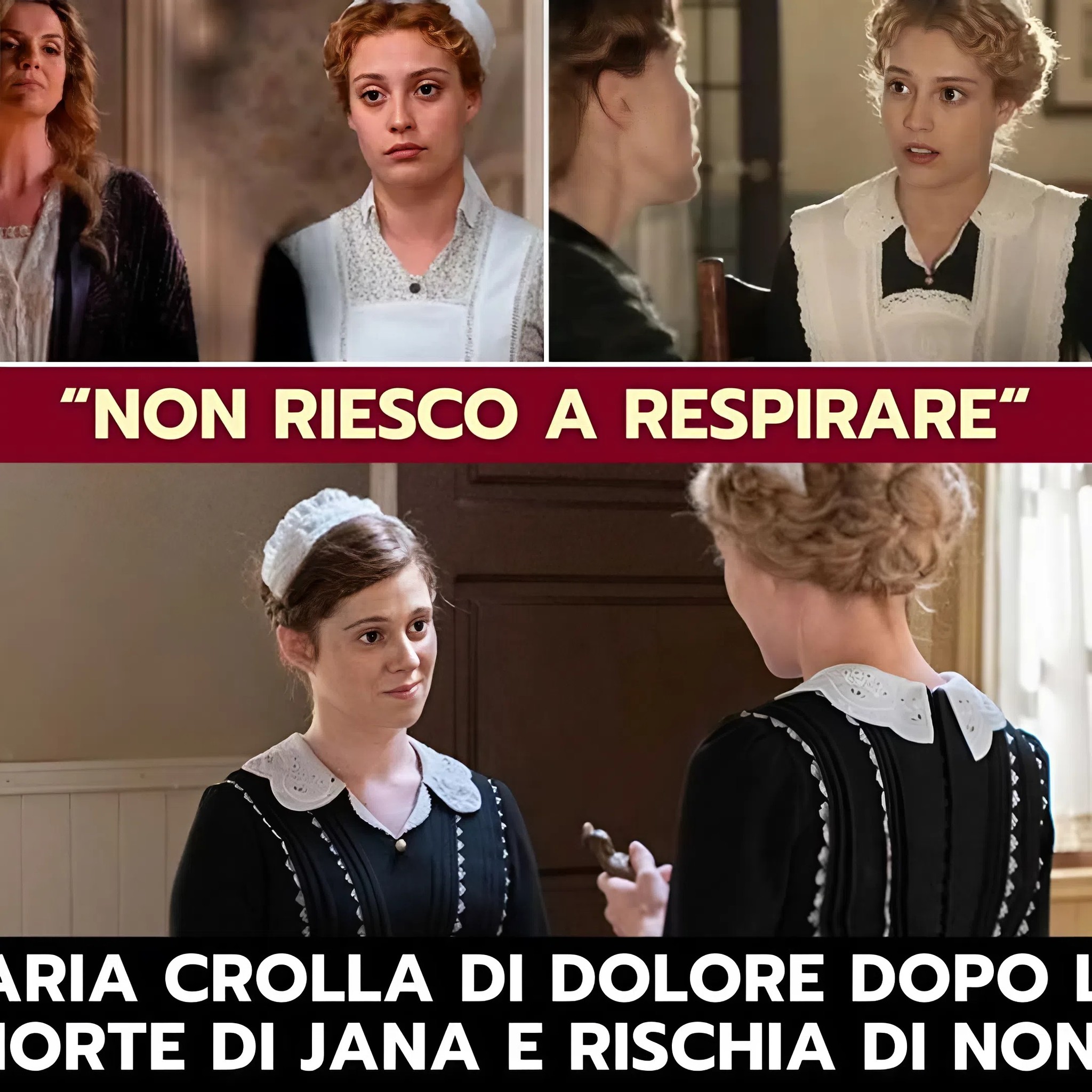 LA PROMESSA ANTICIPAZIONI: MARIA CROLLA DI DOLORE DOPO LA MORTE DI JANA E RISCHIA DI NON RIPRENDERSI