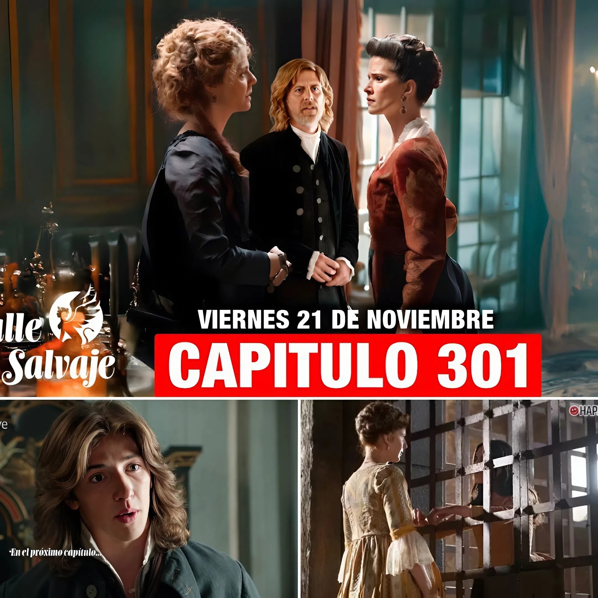 CAPÍTULO 301: Dámaso anuncia el regreso triunfal de Pilara y castiga a Victoria