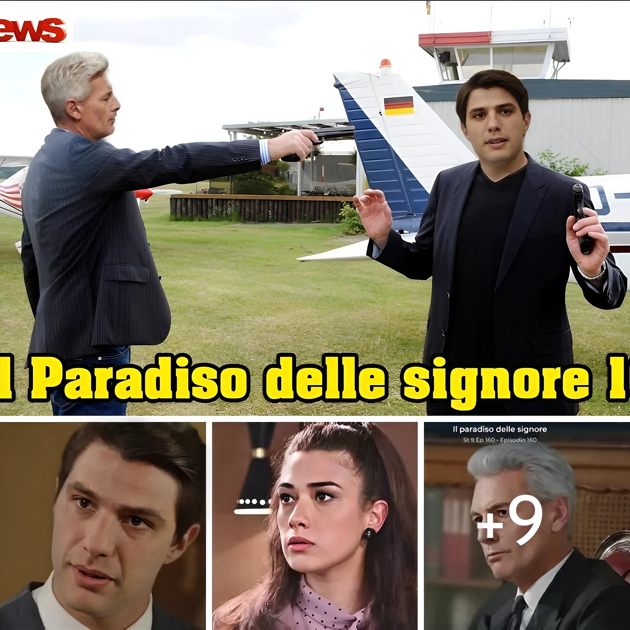 Il Paradiso delle signore 10 : Prime immagini della sparatoria tra Umberto e Marcello