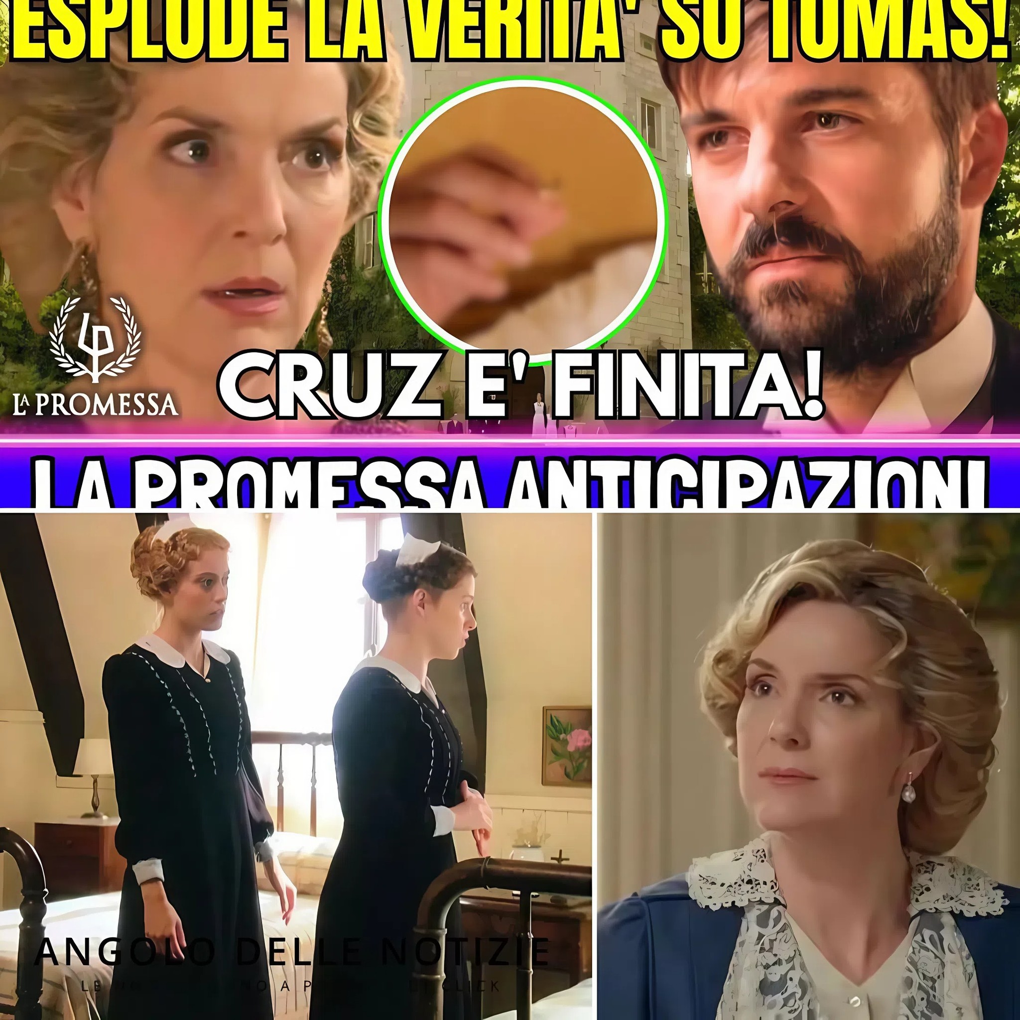 LA PROMESSA – LA VERITÀ NASCOSTA VIENE FINALMENTE A GALLA! “CRUZ FINISCE CON LE SPALLE AL MURO!”