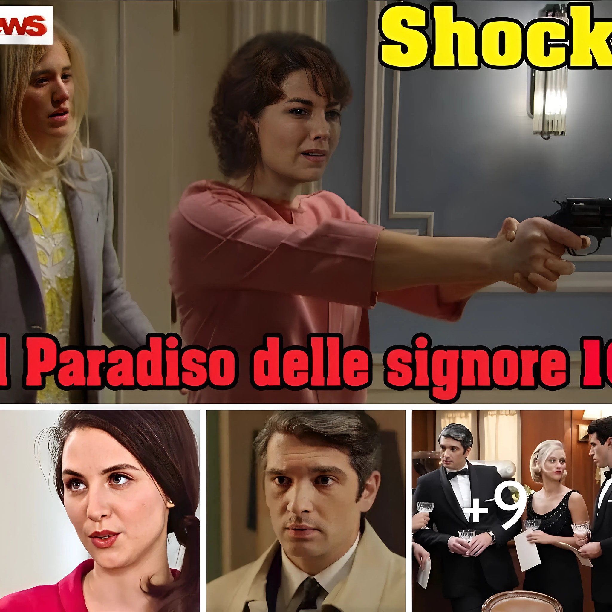 Il Paradiso 10: Adelaide usa una pistola per rovinare il matrimonio di Marcello con Rosa