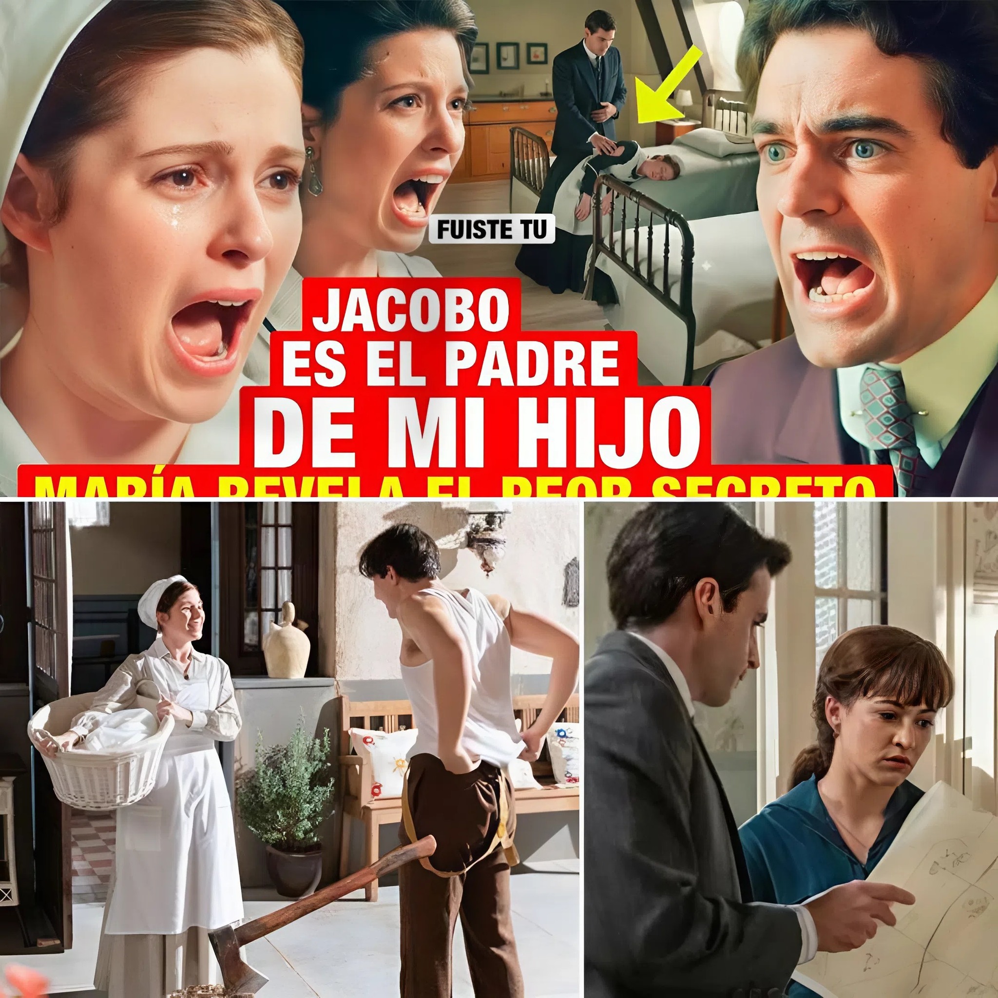 LA PROMESA – María Fernandez revela delante de todos que Jacobo ES EL PADRE de su hijo Avance hoy