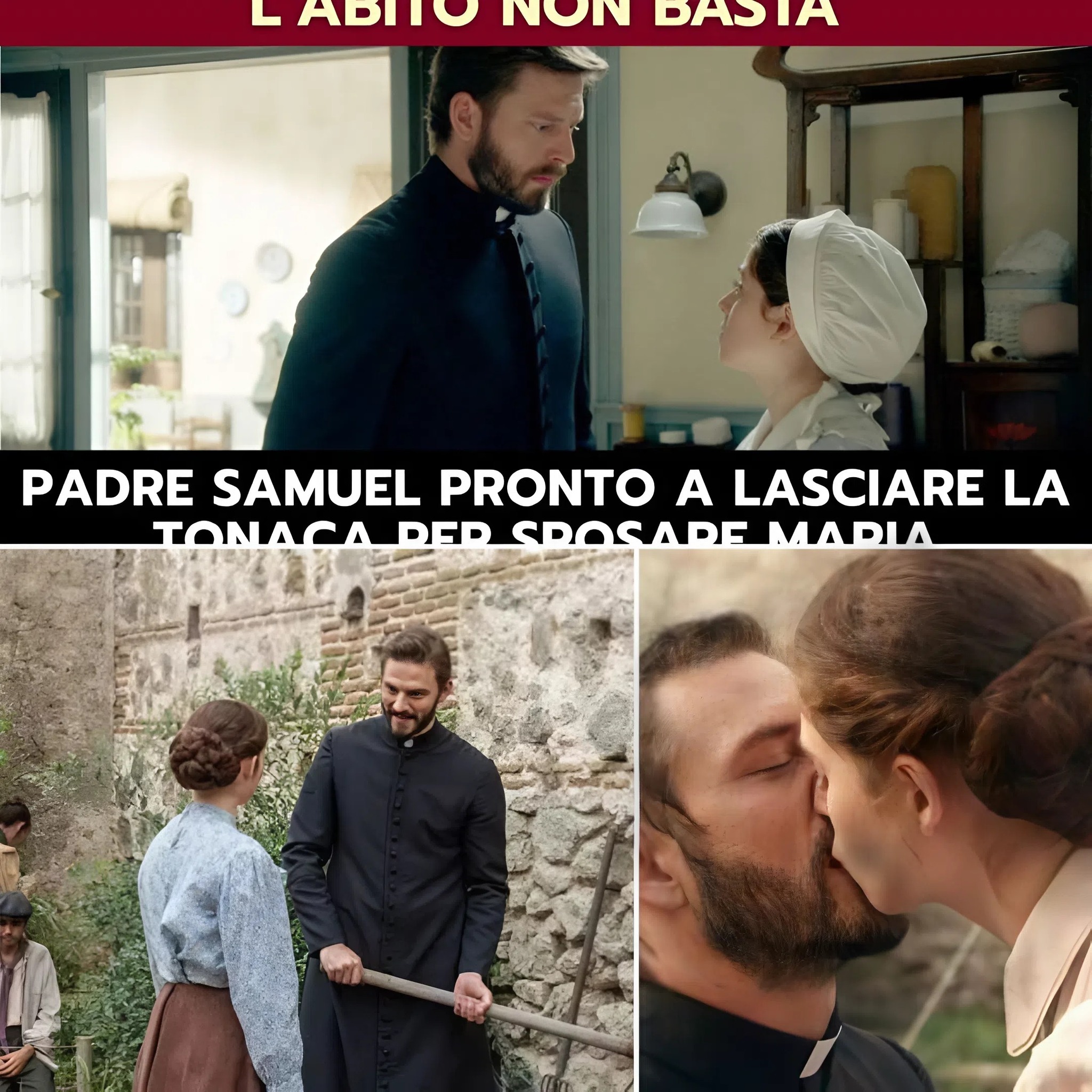 LA PROMESSA ANTICIPAZIONI: PADRE SAMUEL PRONTO A LASCIARE LA TONACA PER SPOSARE MARIA