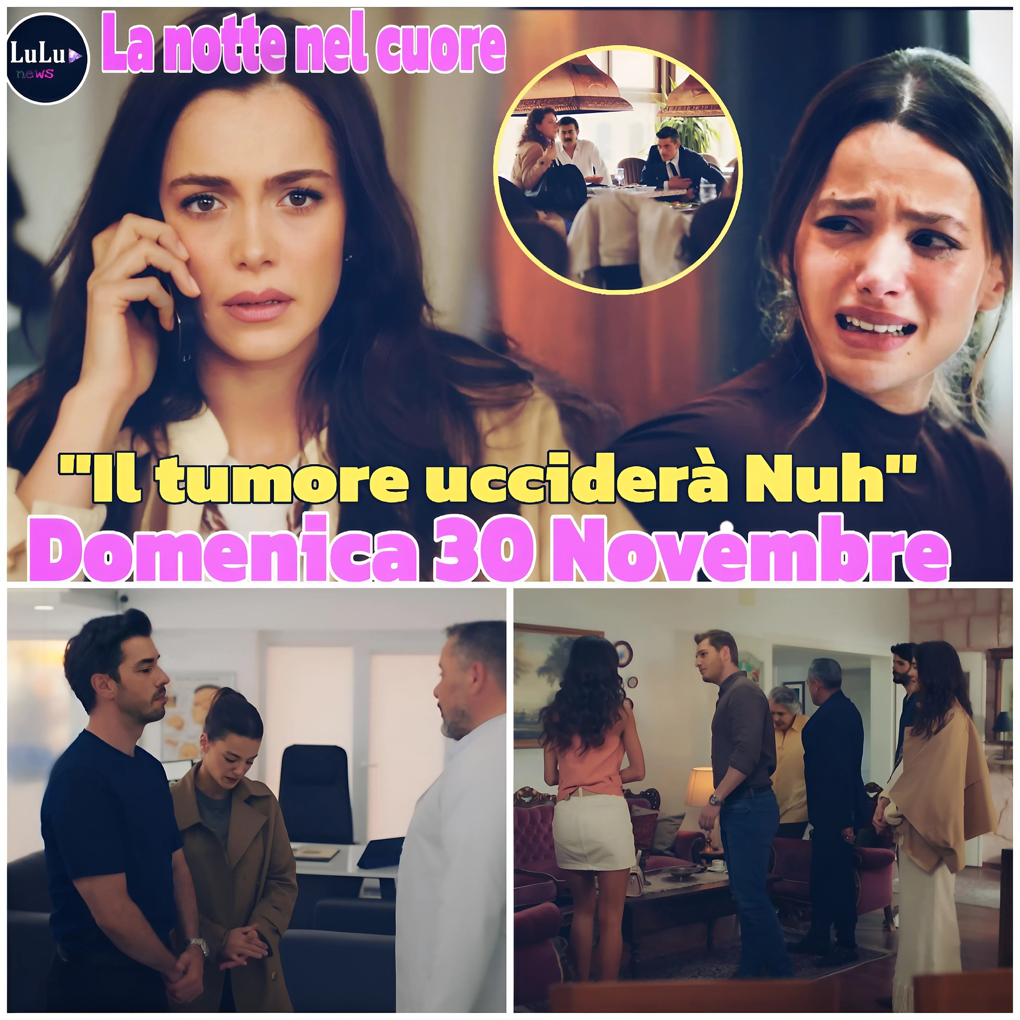 La notte nel cuore Anticipazioni domenica 30 novembre:Melek scopre la verità, Canan Consegna il Sold