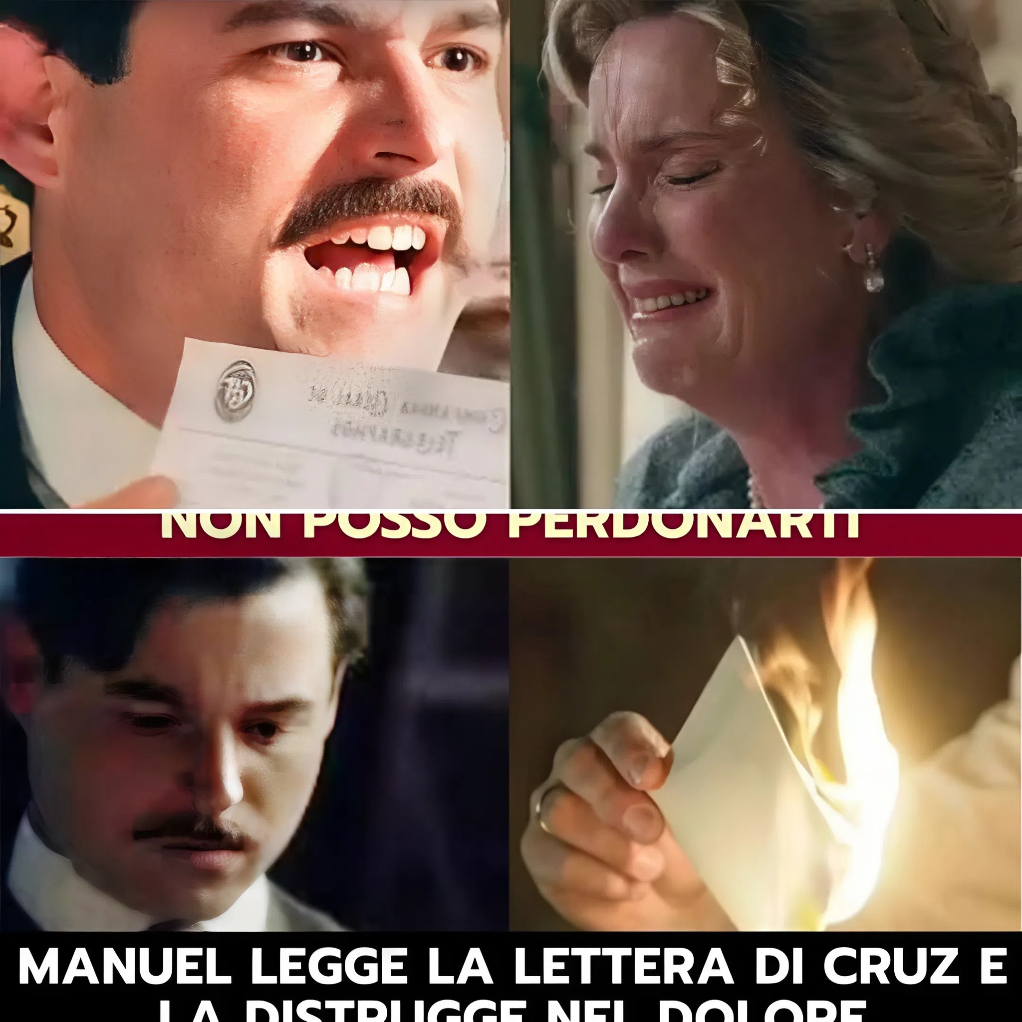 LA PROMESSA ANTICIPAZIONI: MANUEL LEGGE LA LETTERA DI CRUZ E LA DISTRUGGE NEL DOLORE