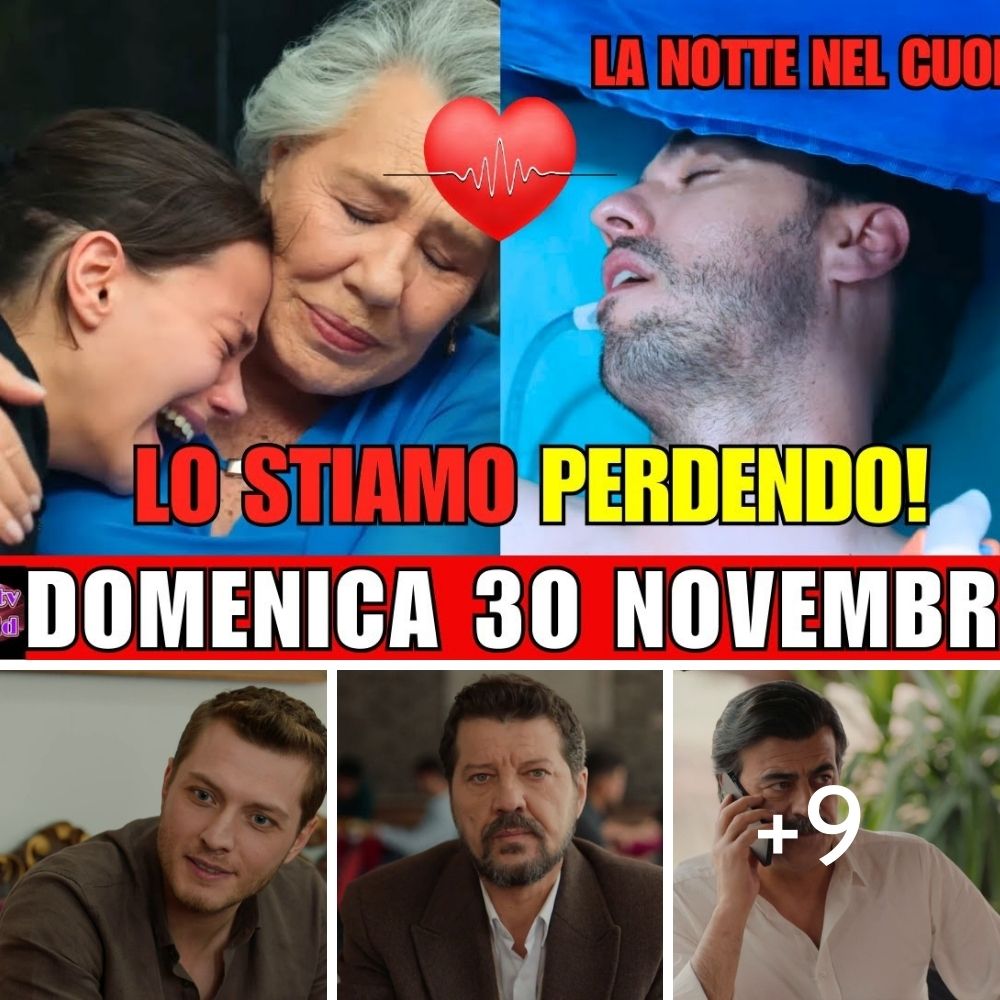 La notte nel cuore 30 novembre: matrimonio d’addio per Nuh… e Tassin si prende tutto